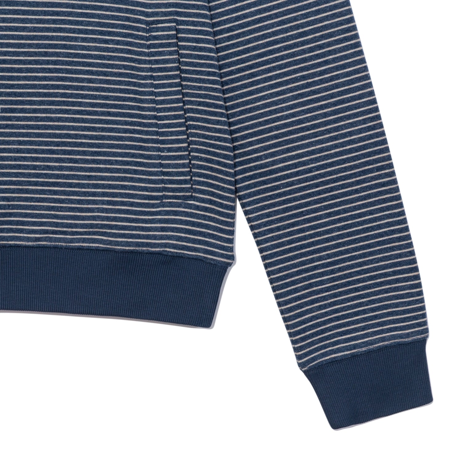 TCM contrast stripe hoodie (navy)
