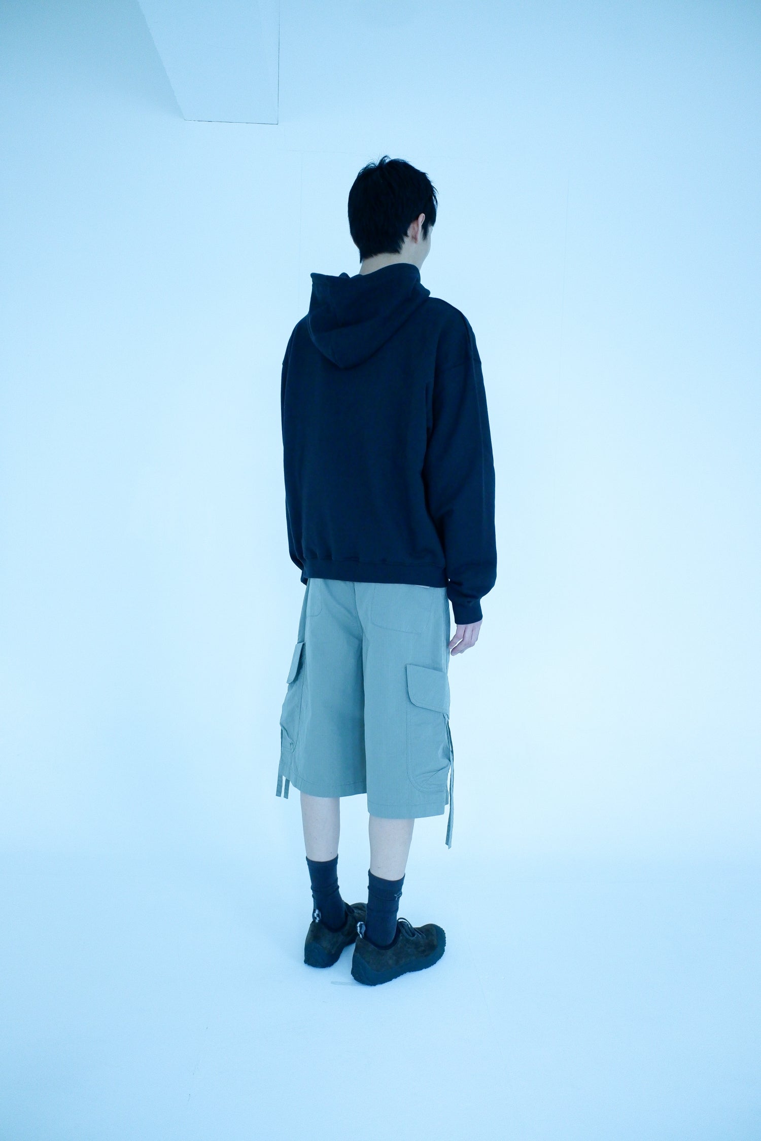 TCM diagonal hoodie (black)