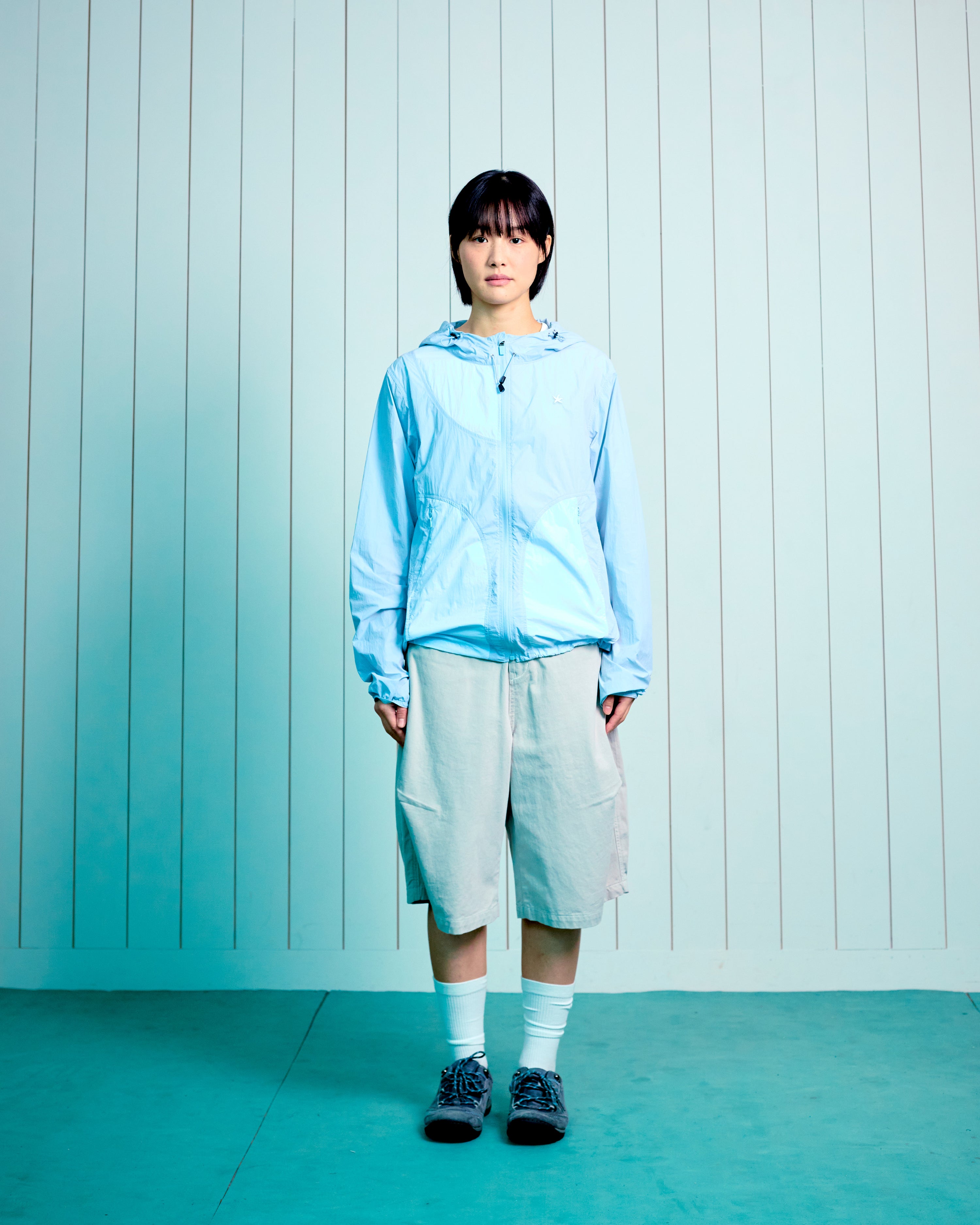 TCM pastel mesh wind stopper (sky blue)