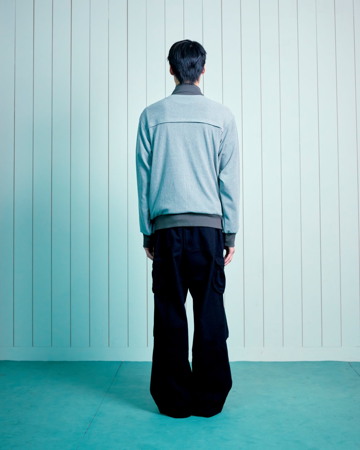 TCM pleated cargo pants (black)