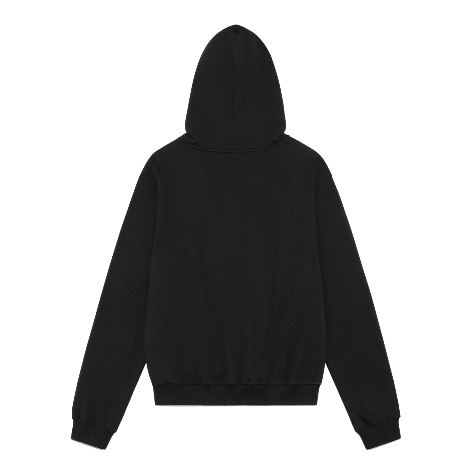 TCM snail hooded zip-up (black)