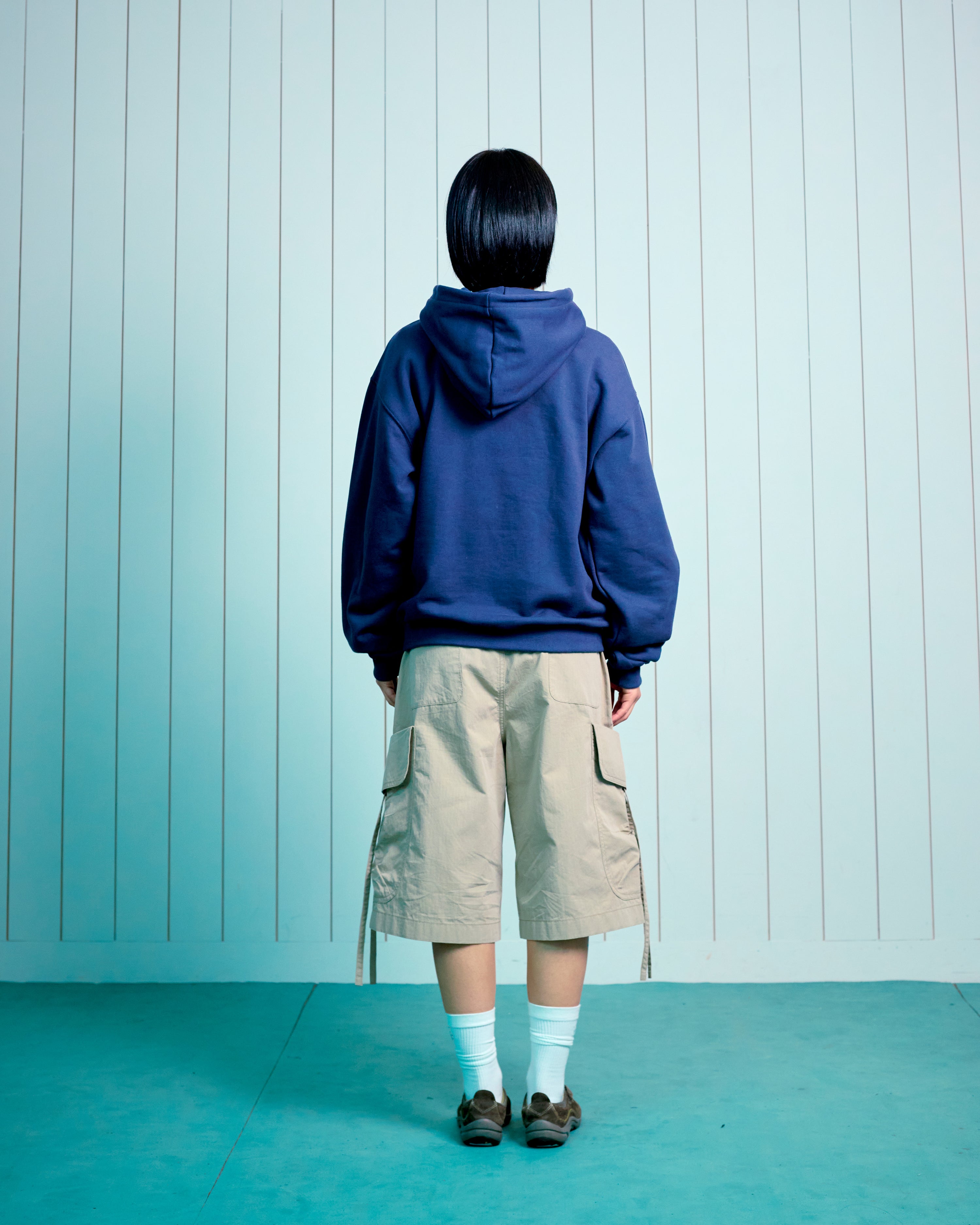 TCM star dot hoodie (navy)