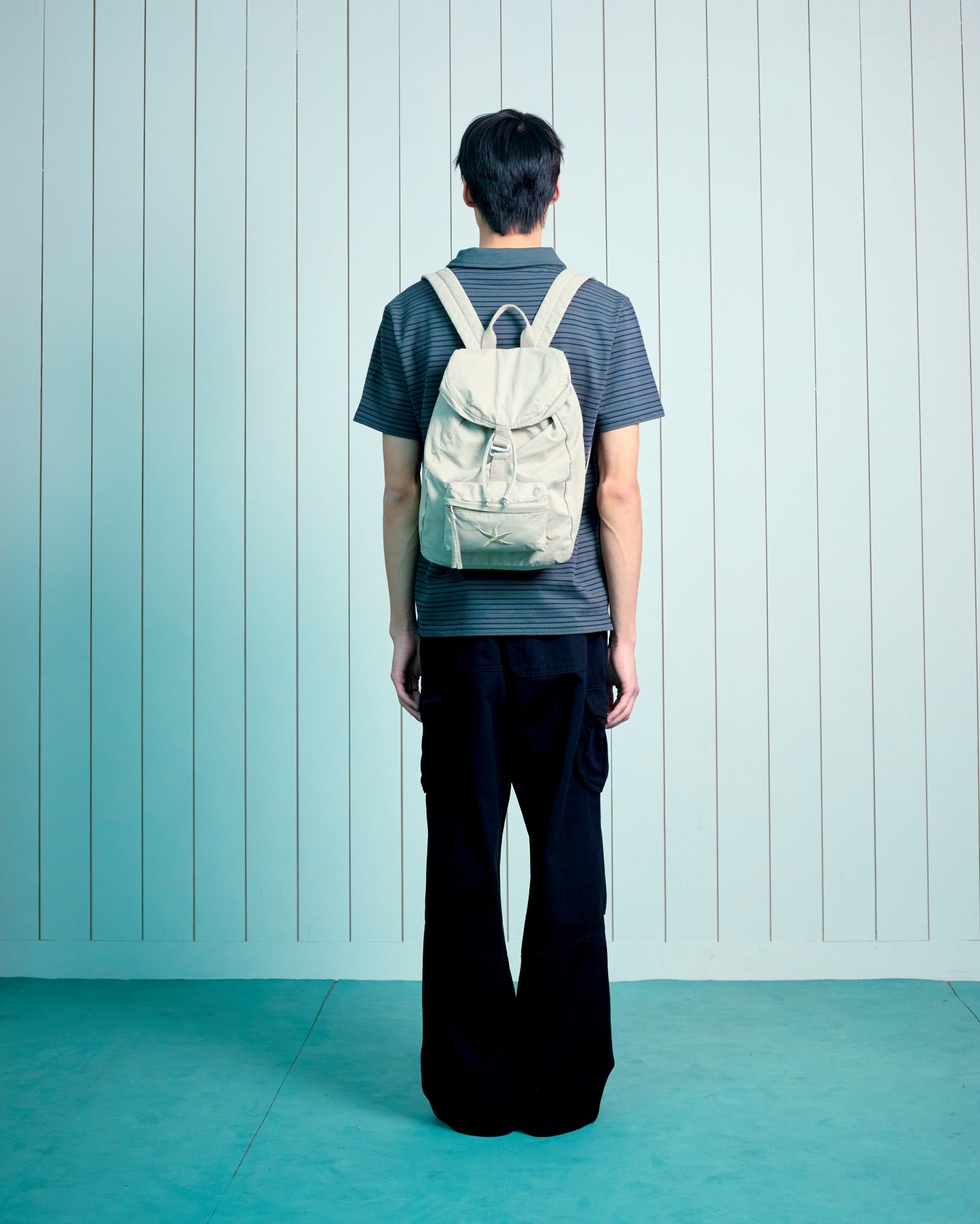TCM starfish pocket backpack (beige)