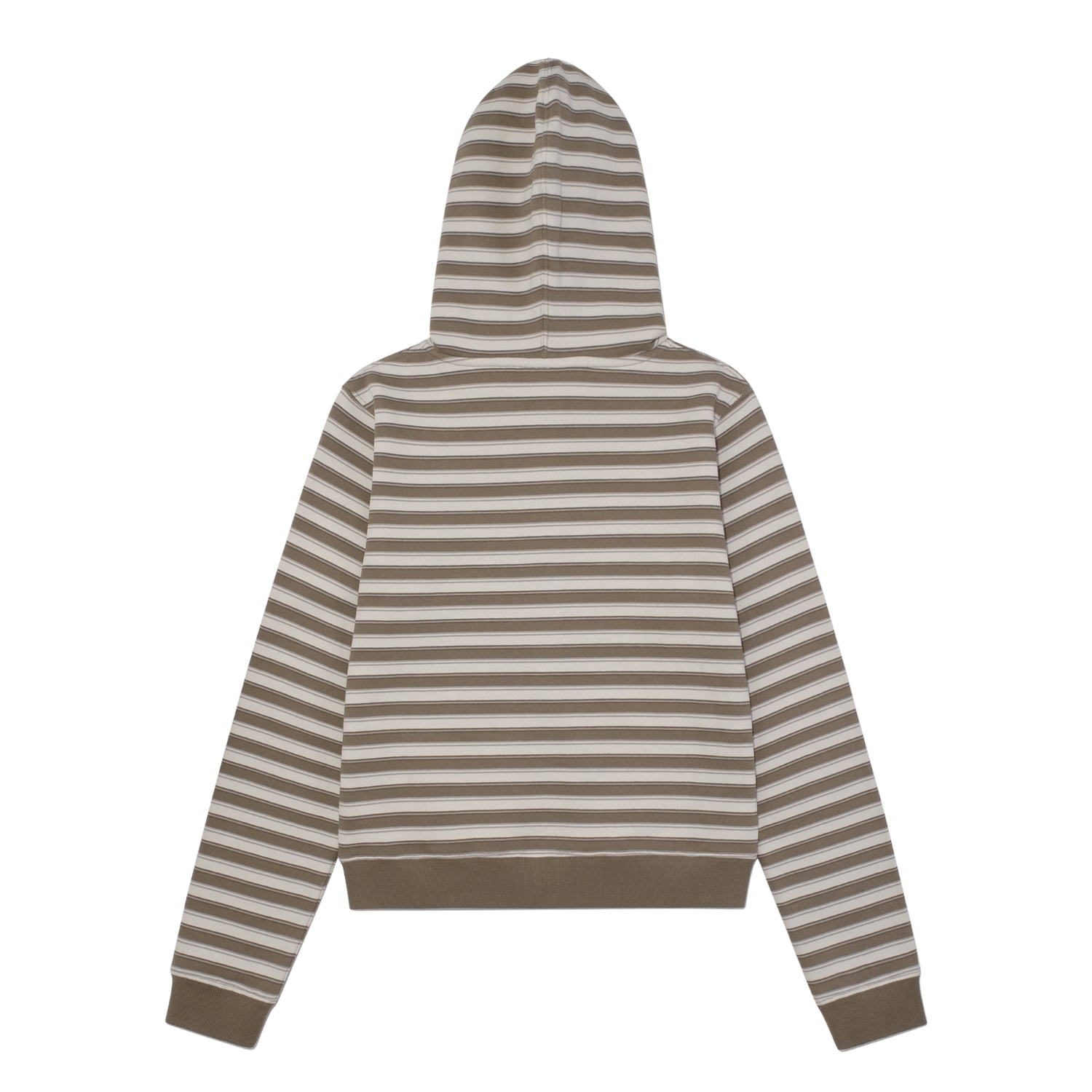 TCM stripe standard hooded zip-up (brown) – THECOLDESTMOMENT