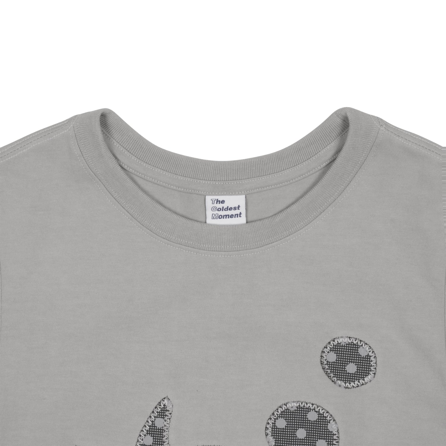 (w) TCM starfish dot patch T (grey)
