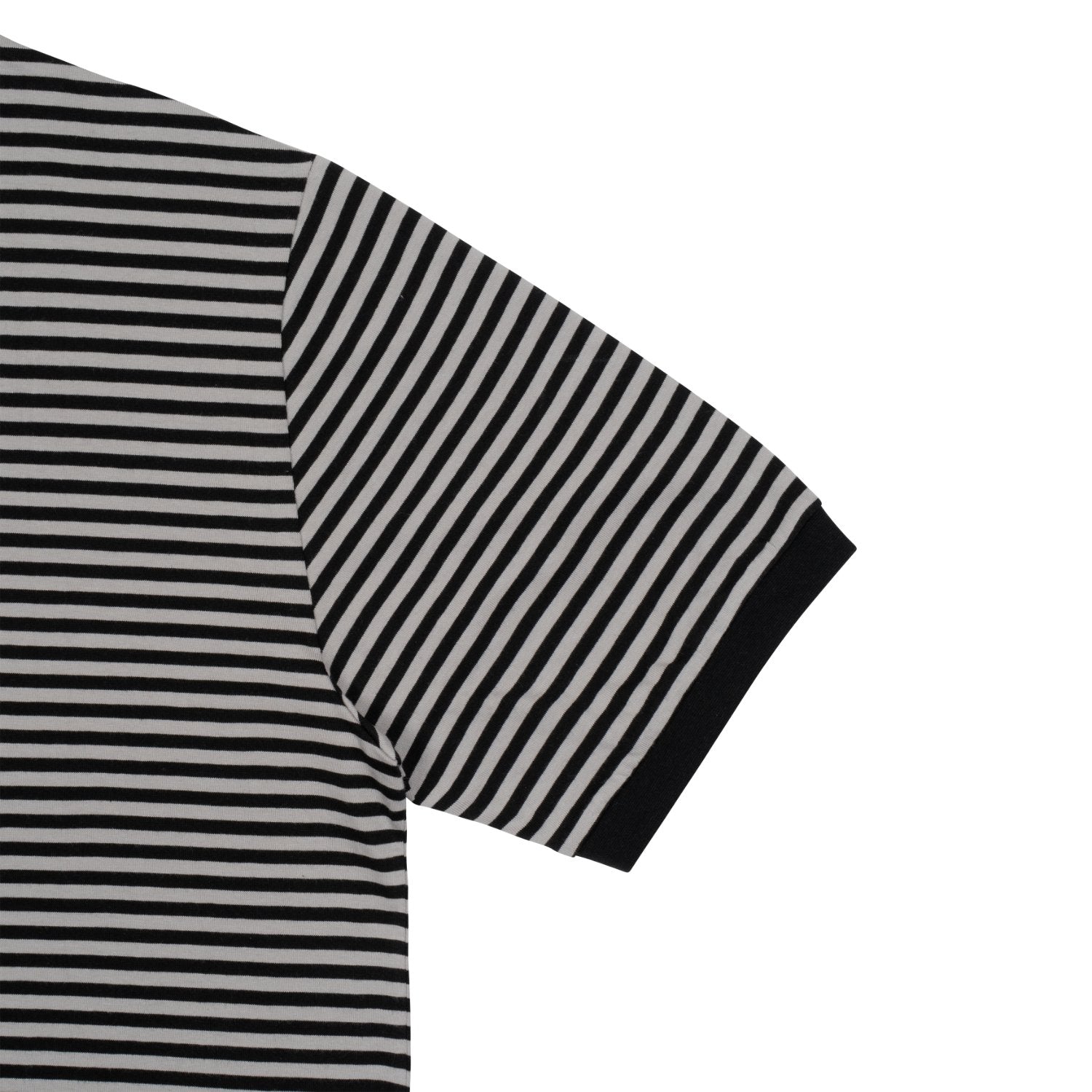 TCM mini logo stripe ringer T (black)