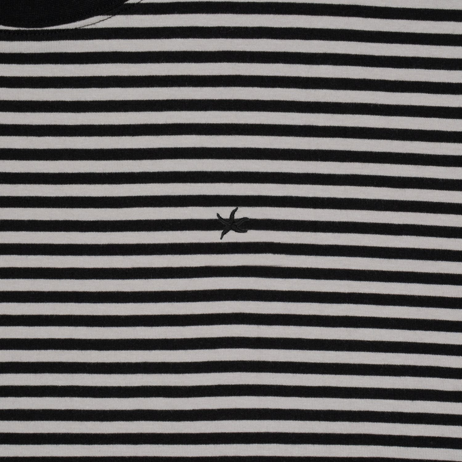 TCM mini logo stripe ringer T (black)