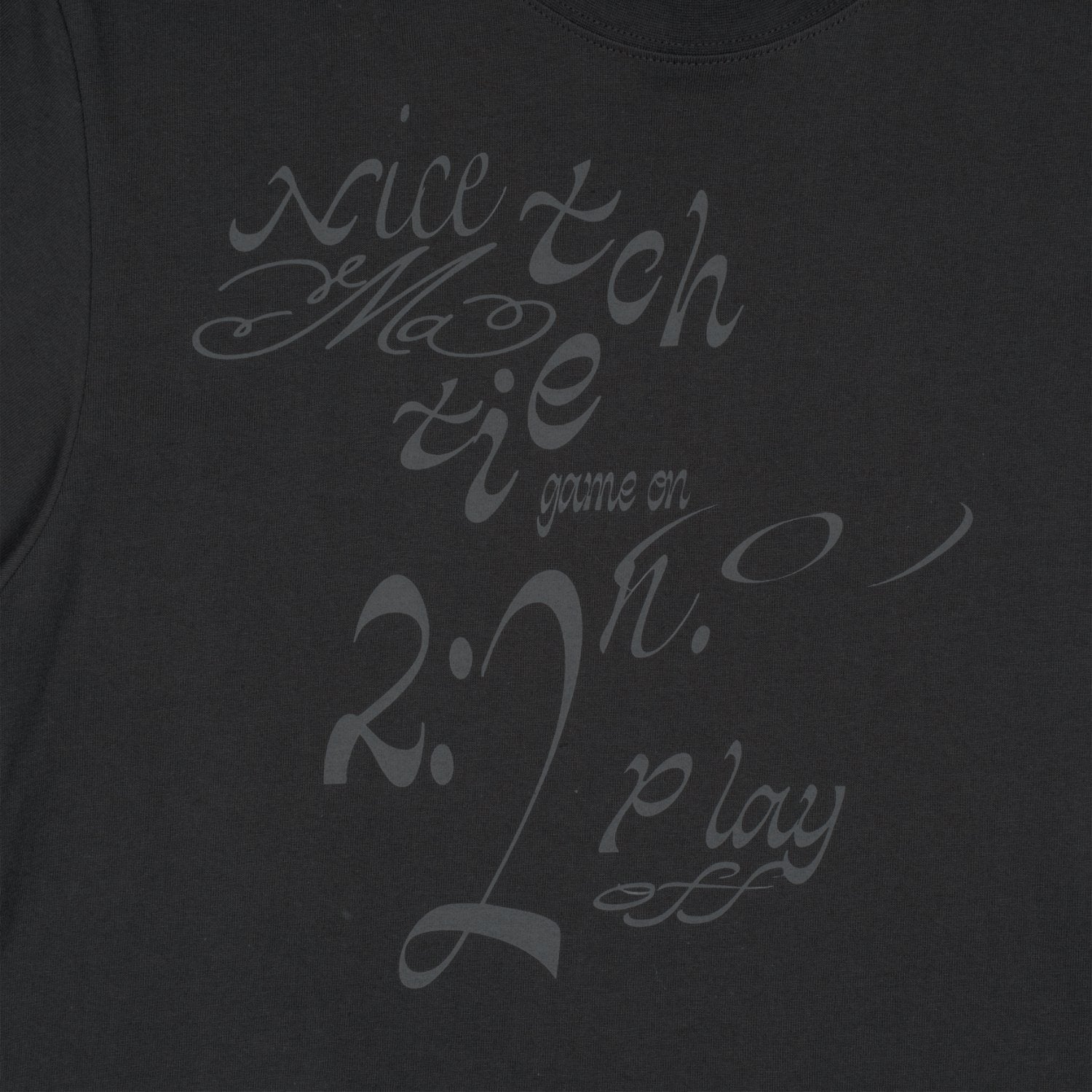 TCM tie T (charcoal)