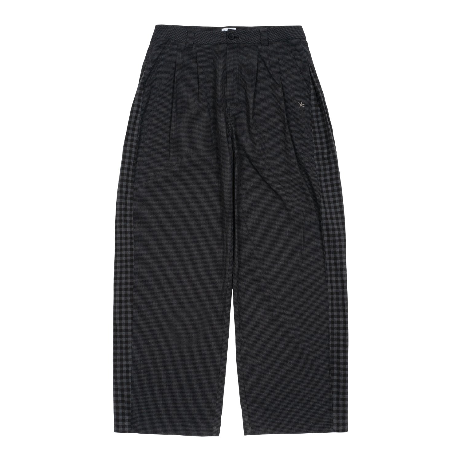 TCM starfish check pants (charcoal)