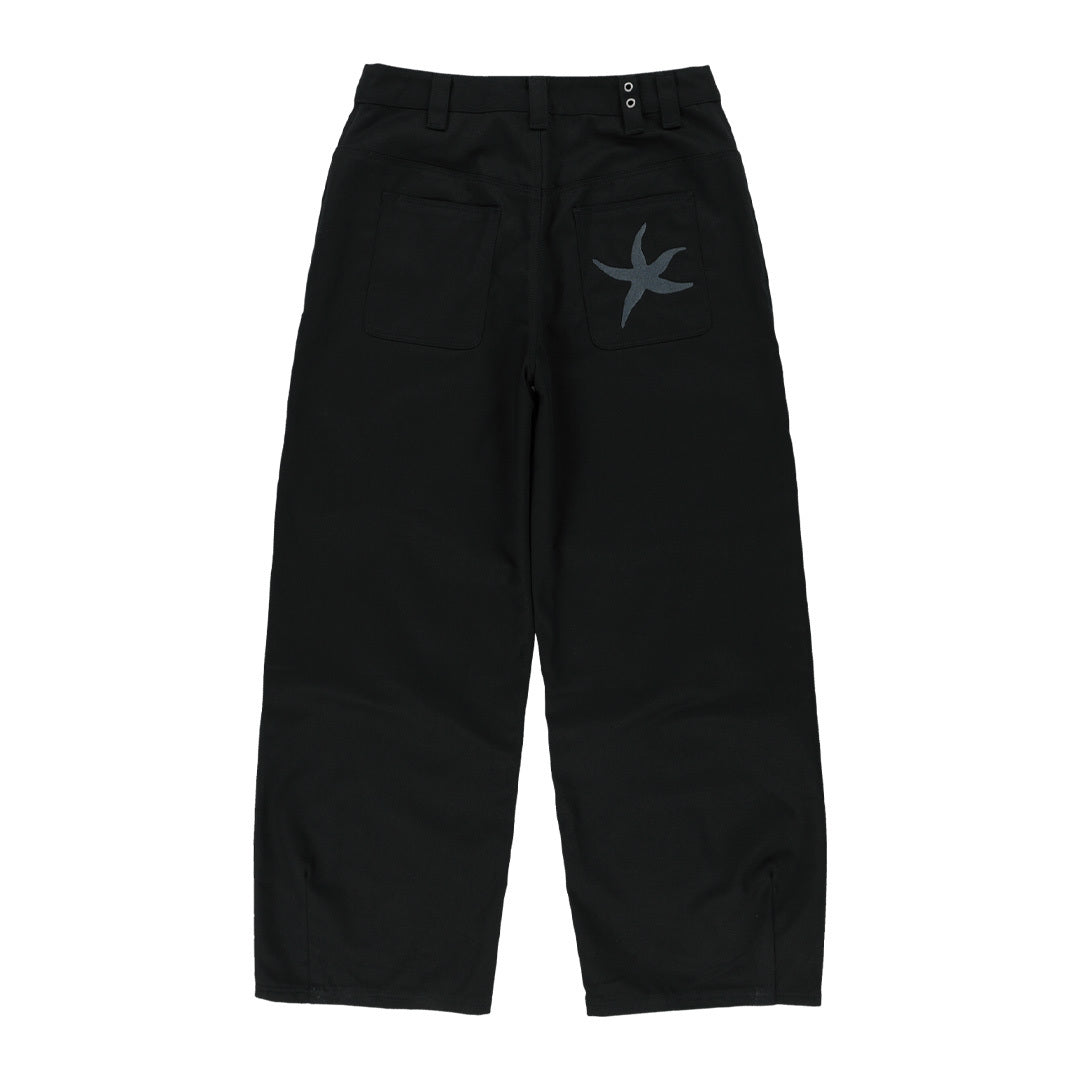 TCM starfish chino pants black minimalist comfort