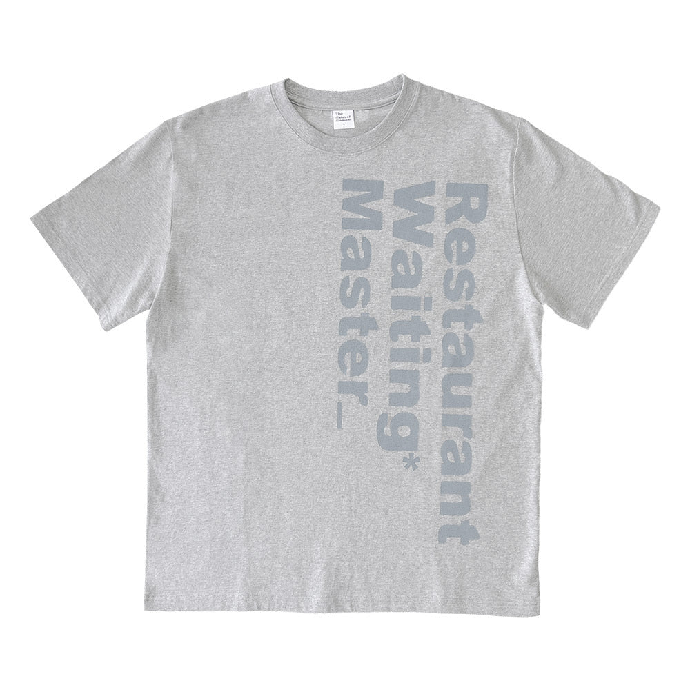 TCM grey restaurant t-shirt minimalist comfort ...