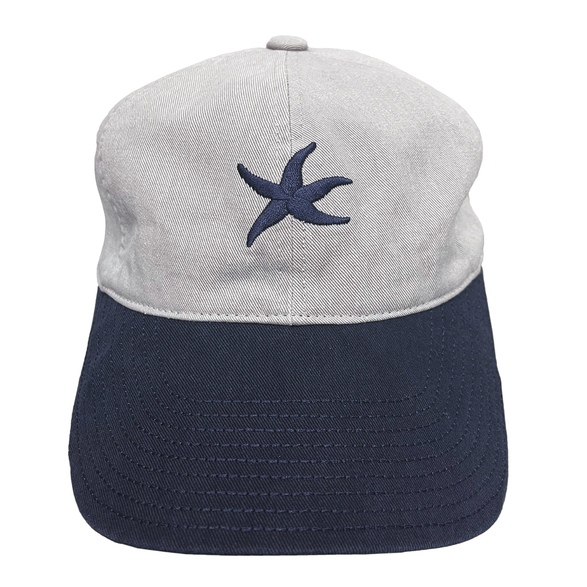 TCM starfish cap light grey navy cotton t-shirt