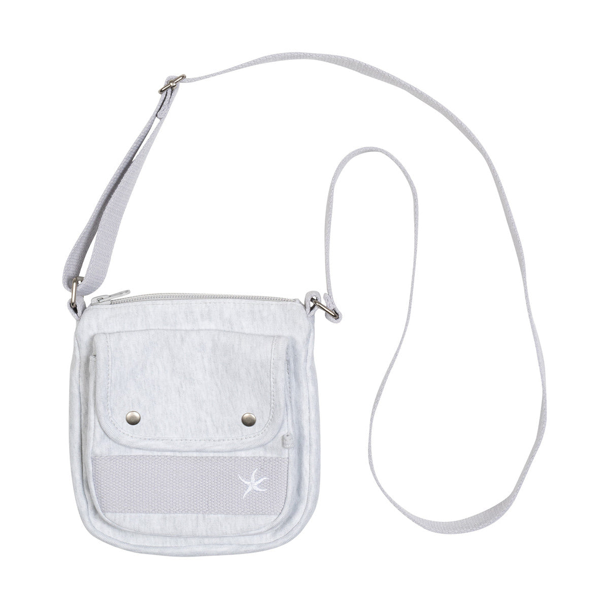 TCM grey starfish mini cross bag minimalist design