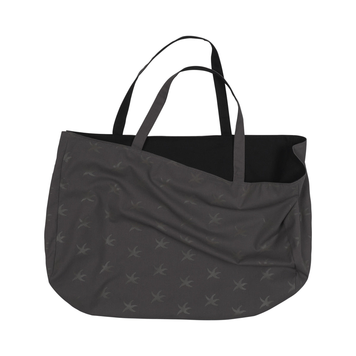 TCM starfish reversible tote bag charcoal black...