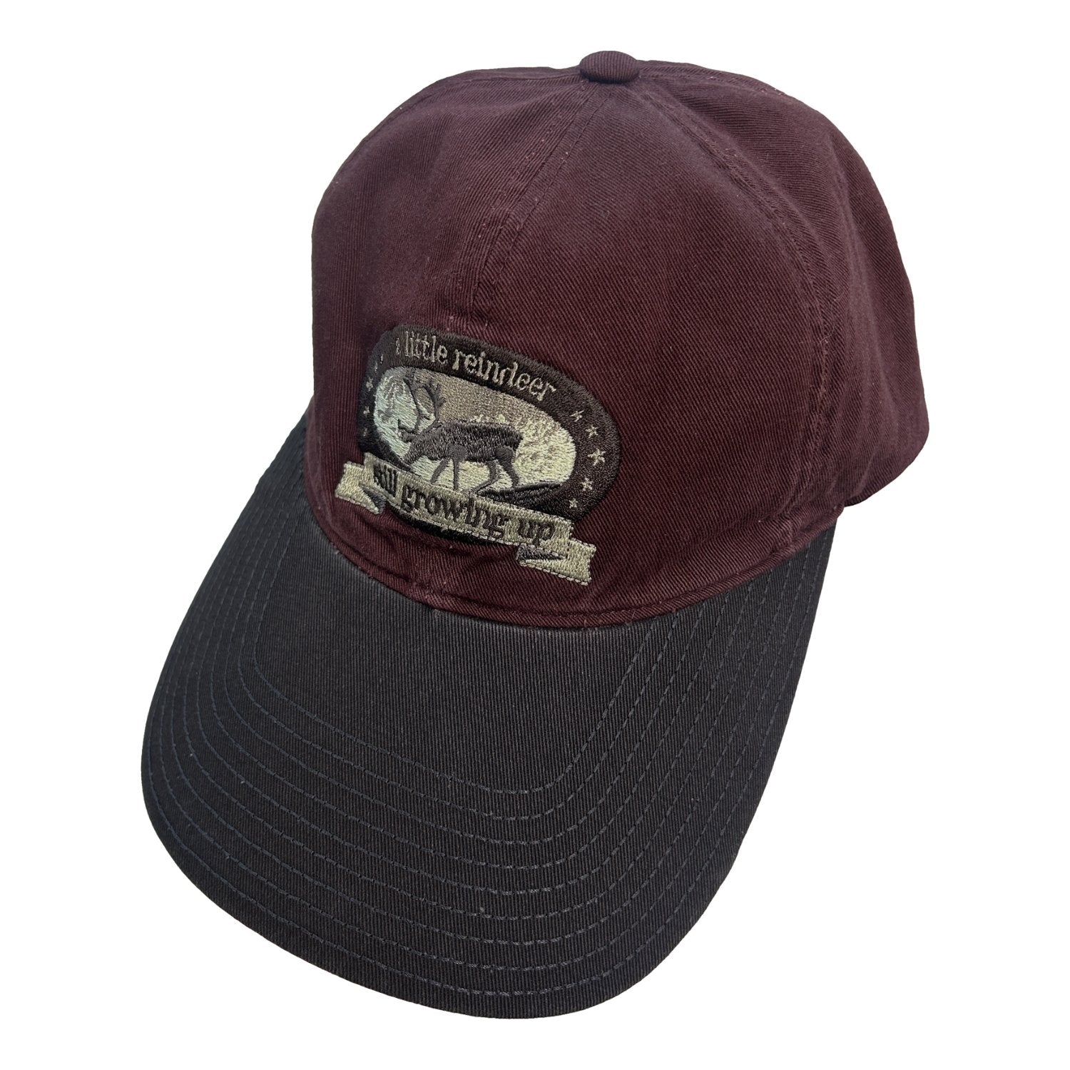 TCM deer cap (burgundy)