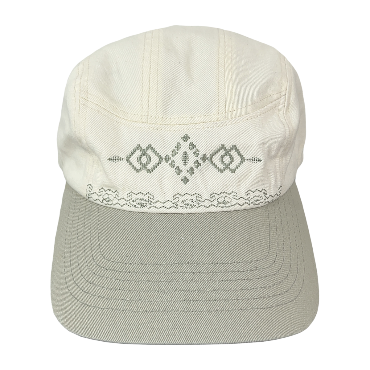 TCM ivory ethnic 3 panel cap minimalist cotton