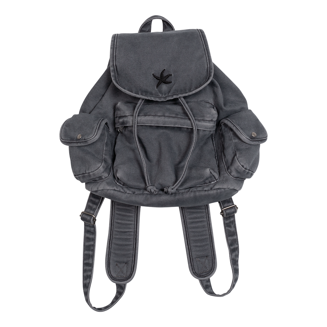 TCM starfish denim backpack charcoal minimalist...