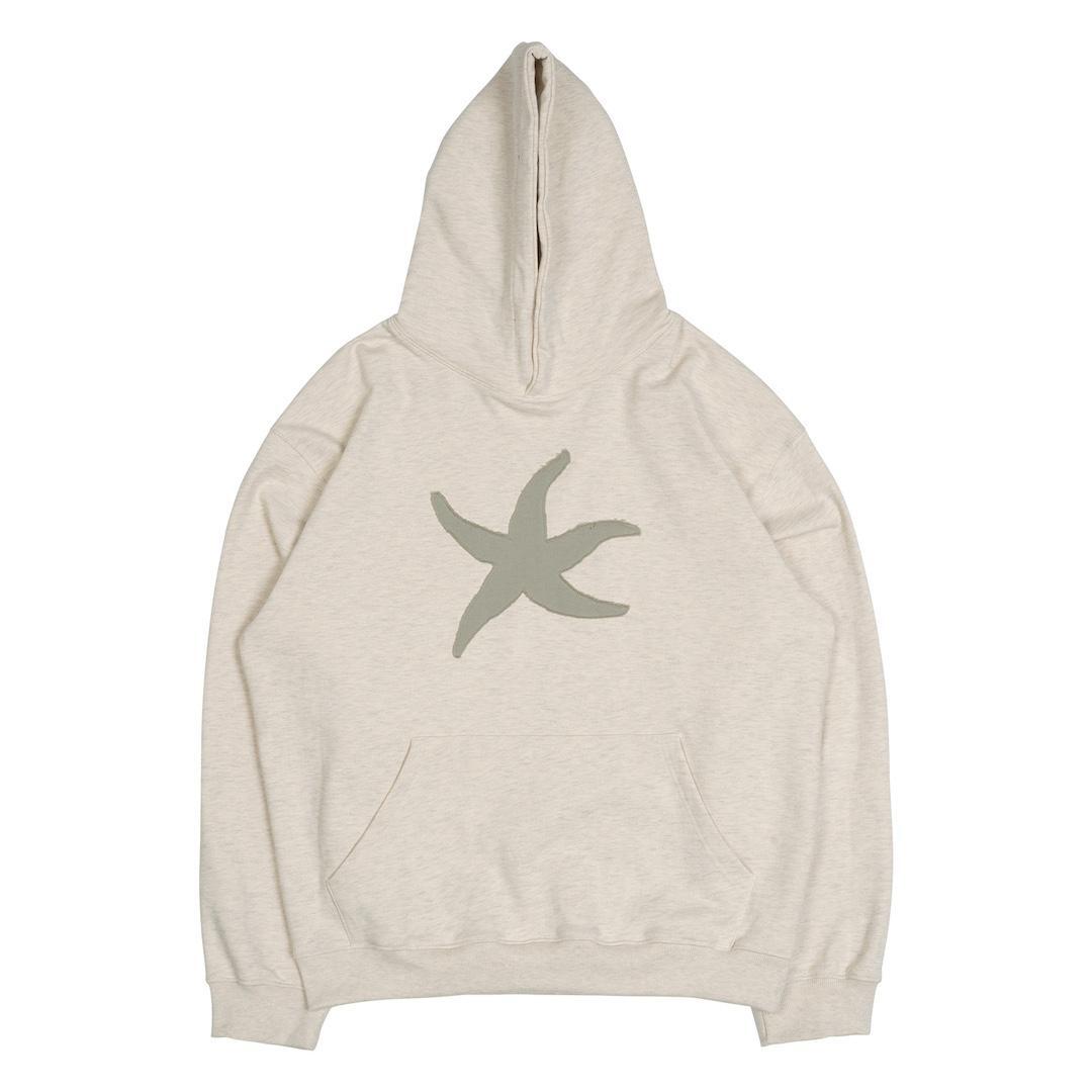 TCM vintage starfish hoodie oatmeal unisex mini...