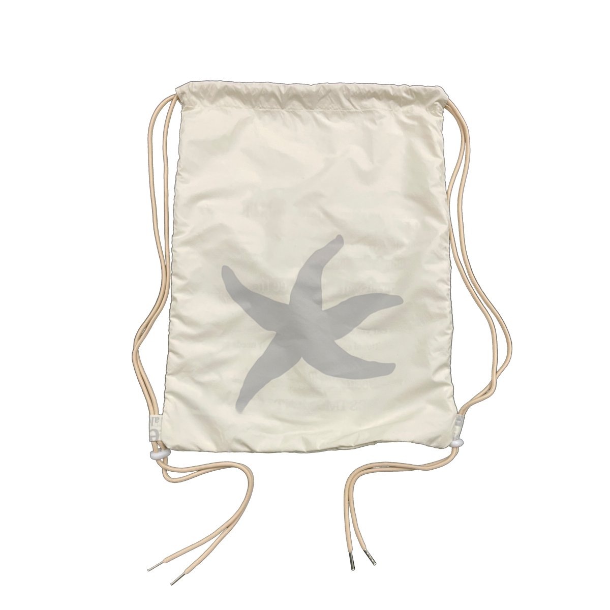 TCM starfish reversible gym sack (ivory)
