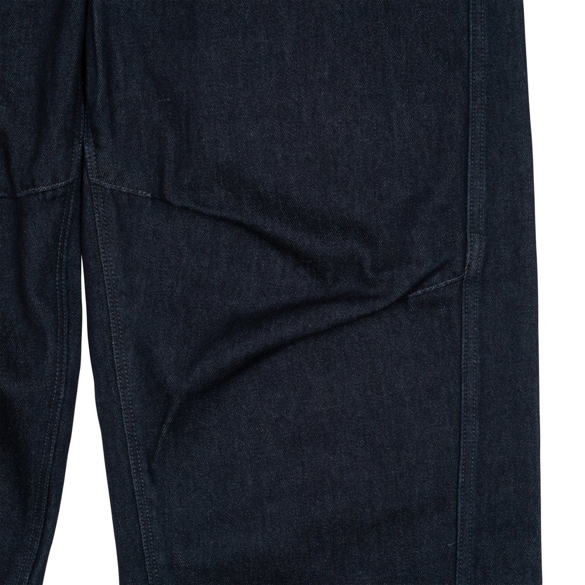TCM curved raw denim pants (blue)