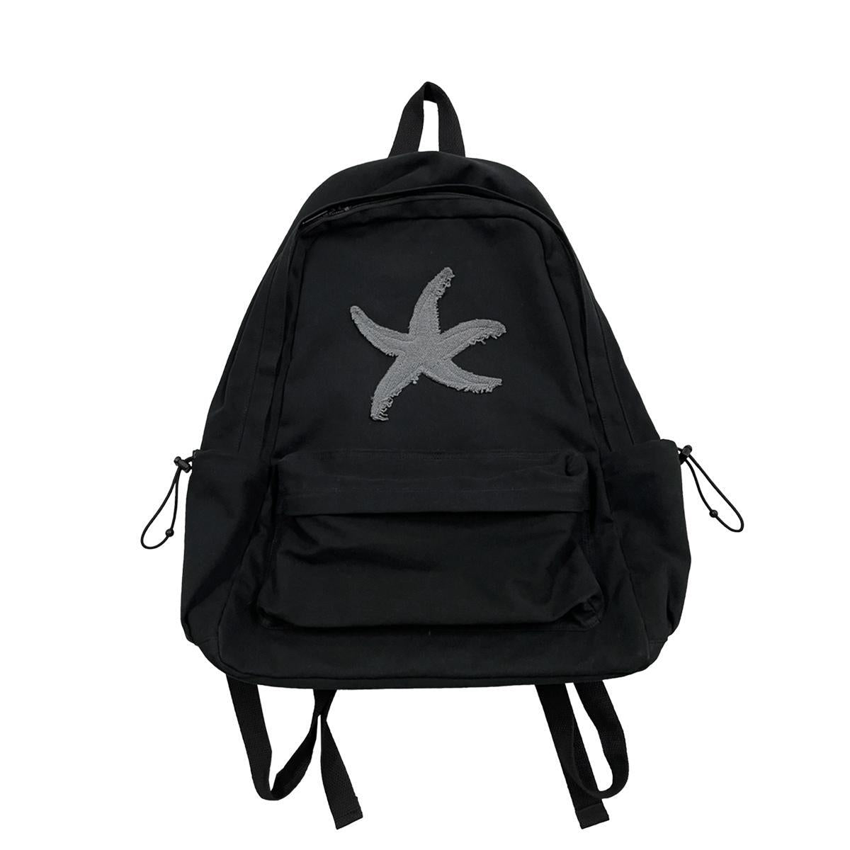 TCM starfish backpack black minimalist design
