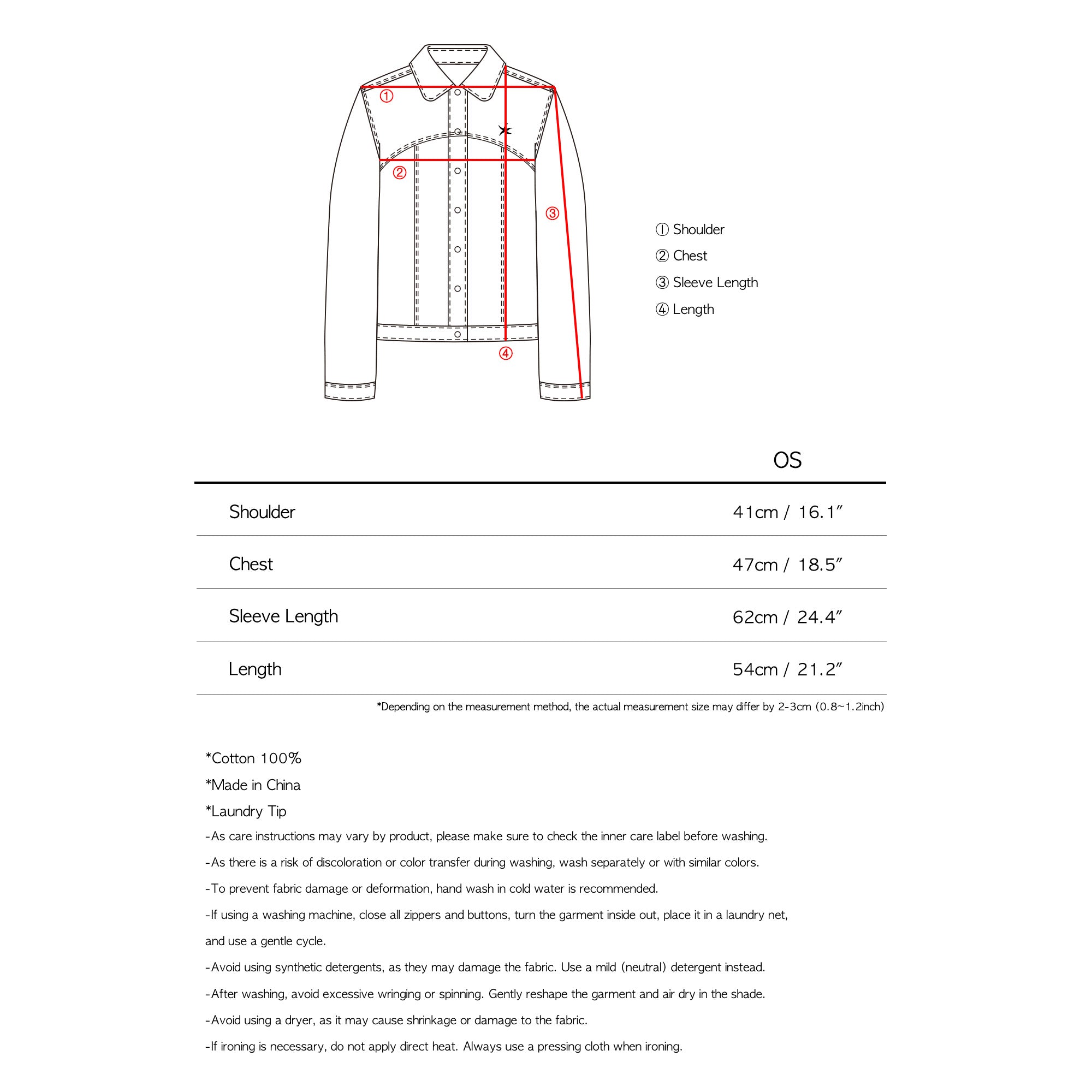 (w) TCM mini logo work jacket (navy)