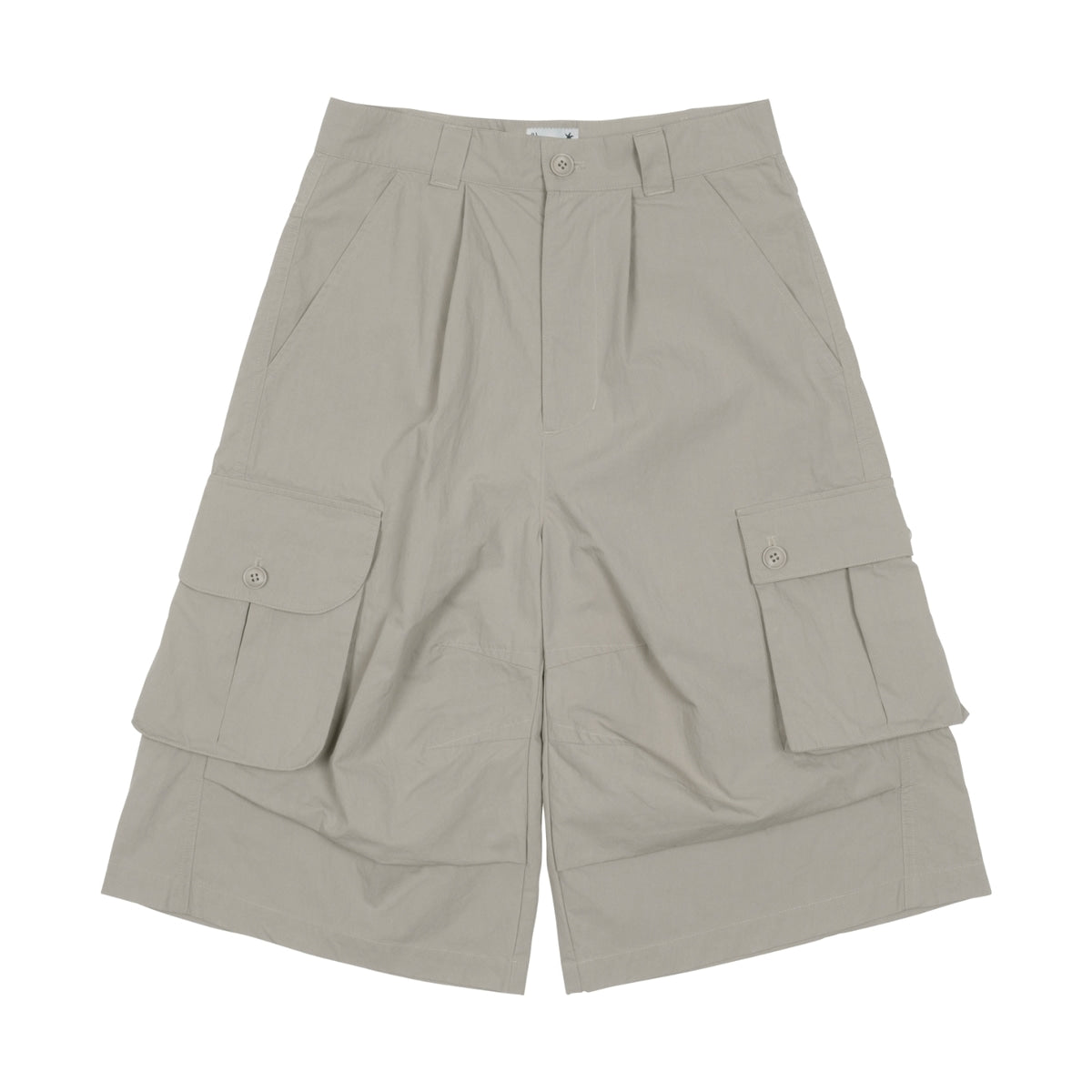 TCM grey beige easy cargo half pants comfort