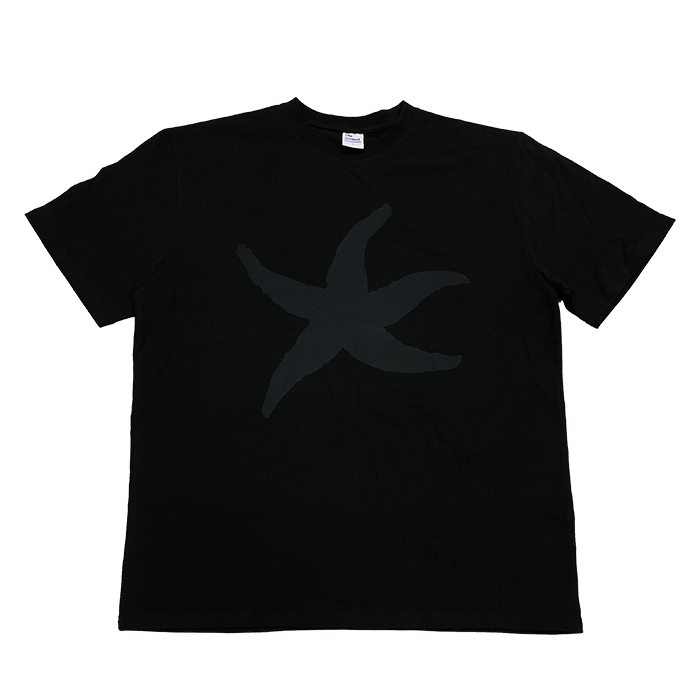 TCM starfish T black minimalist unisex tee
