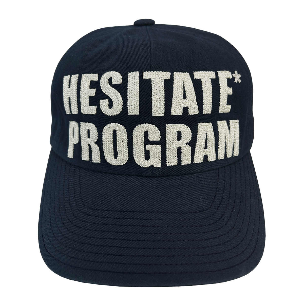 TCM navy program cap minimalist unisex style