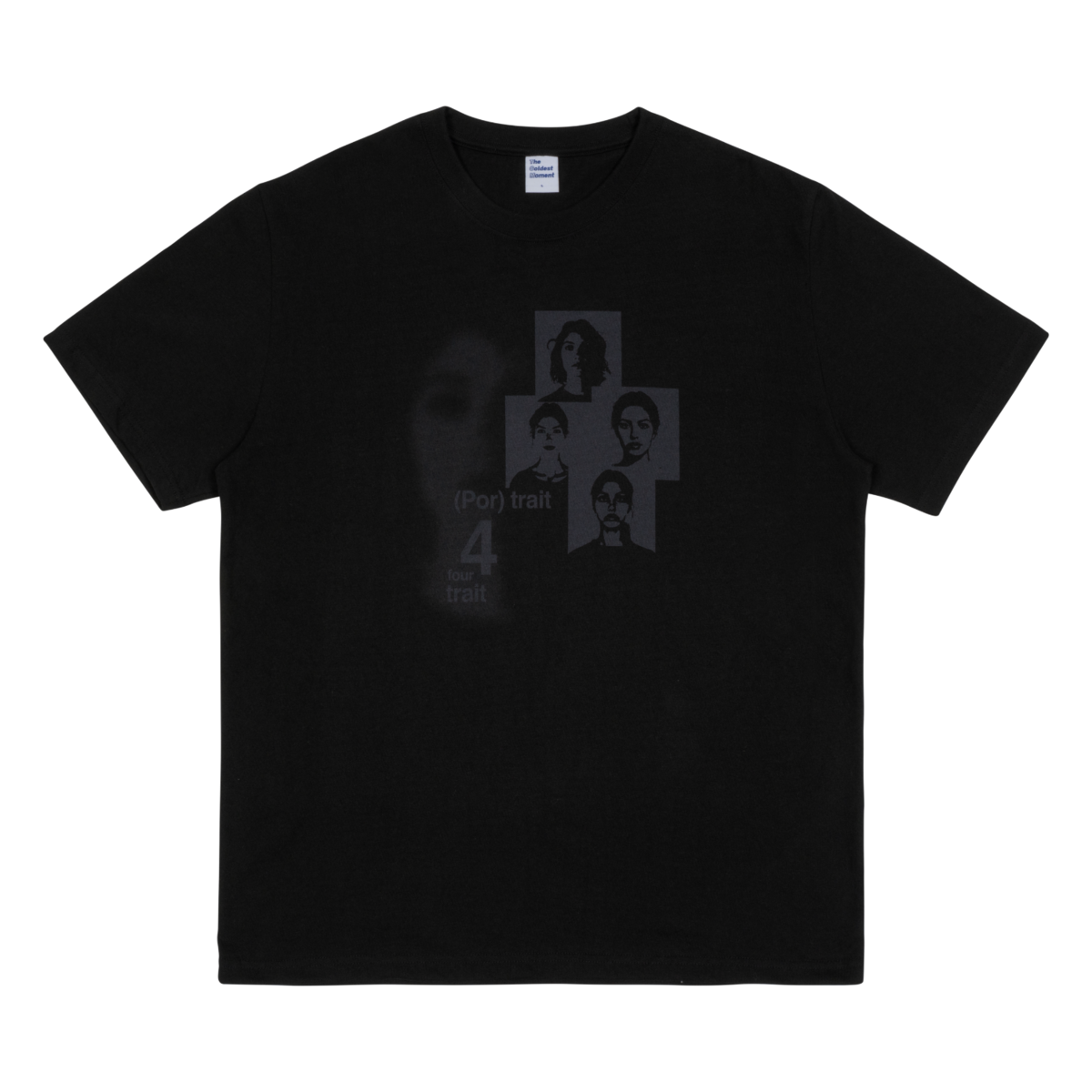 TCM 4trait T black minimalist comfortable tee