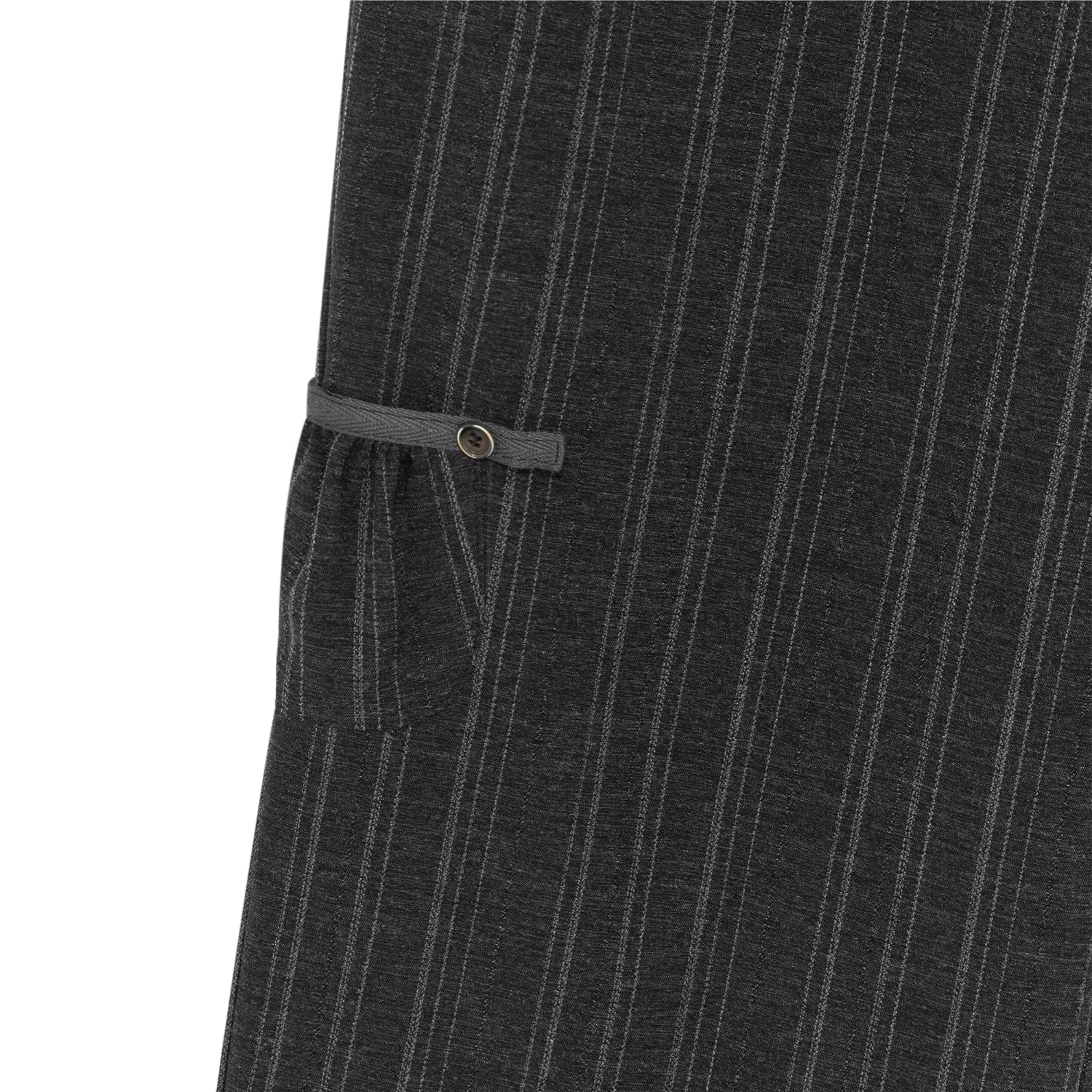 (w) TCM skirt layered button pants (charcoal)